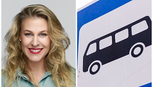 Kristina Nemaniūtė-Gagė / Vie&scaron;ojo transporto stotelės ženklas