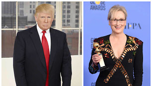 Donaldas Trumpas ir Meryl Streep