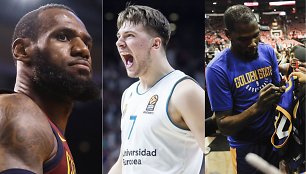 LeBronas Jamesas, Luka Dončičius ir Kevinas Durantas