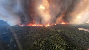 Gaisrai Manitoboje, Kanada / Reuters