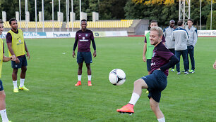 Anglijos U-21 rinktinės treniruotė