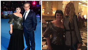 Dalia Ibelhauptaitė su vyru Dexteriu Fletcheriu ir Claudia Schiffer