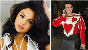 Selena Gomez ir dizaineris Stefano Gabbana