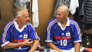 Didier Deschamps'as ir Zinedine'as Zidane'as