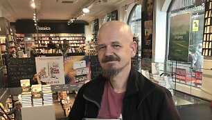 Kimas Leine Kopenhagoje su lietuvi&scaron;ku savo romano leidimu