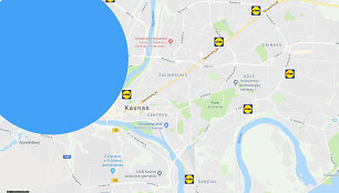 Vakarinėje Kauno dalyje &ndash; vos viena &bdquo;Lidl&ldquo; parduotuvė