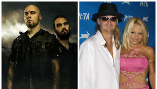Grupė &bdquo;Aborted&ldquo; ir Kidas Rockas su Pamela Anderson