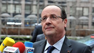 Prancūzijos prezidentas Francois Hollande'as