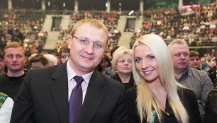 Andrius Šedžius ir Monika Šedžiuvienė