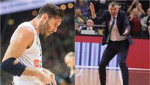 Rudy Fernandezas ir &Scaron;arūnas Jasikevičius