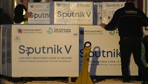 Vakcinos &bdquo;Sputnik V&ldquo; siunta