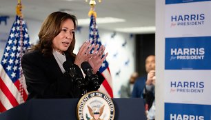 CNN: K. Harris paramą išreiškė pakankamai demokratų delegatų / Erin Schaff / via REUTERS