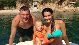 &Scaron;arūnas Jasikevičius ir Anna Douka-Jasikevicius