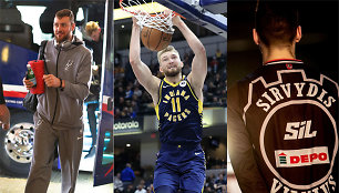 Donatas Motiejūnas, Domantas Sabonis, Deividas Sirvydis