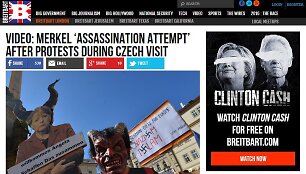 Titulinis briti&scaron;kojo &bdquo;Breitbart&ldquo; puslapis