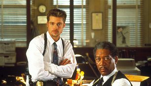 Bradas Pittas, Morganas Freemanas