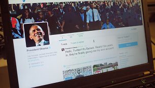 Pirmoji Baracko Obamos žinutė &bdquo;Twitter&ldquo; tinkle