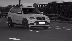 Trikojo Kaune užfiksuotas pažeidėjas su BMW X5