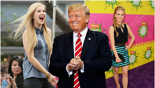 Caroline Sunshine ir Donaldas Trumpas