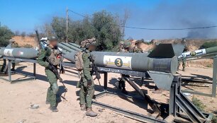 Izraelio kariai rado &bdquo;Badr-3&ldquo; raketų ir dronų Gazos &scaron;iaurėje