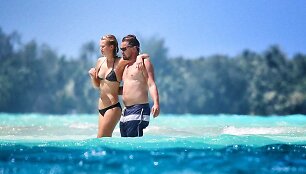 Leonardo DiCaprio ir Toni Garrn
