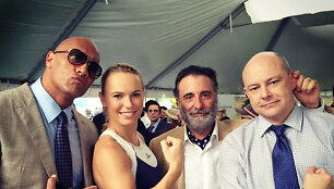 Caroline Wozniacki ir &bdquo;Ballers&ldquo; aktoriai