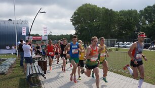 10km bėgimo startas