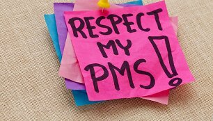 Užra&scaron;as: "Gerbk mano PMS!"