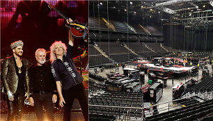 „Žalgirio“ arena ruošiama „Queen“ koncertui