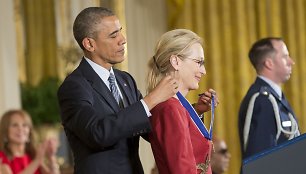 Barackas Obama ir Meryl Streep