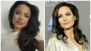 Mara Teigen ir Angelina Jolie