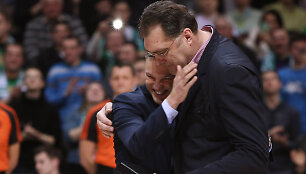 &Scaron;arūnas Jasikevičius ir Arvydas Sabonis