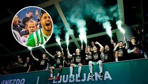 Justas Lasickas triumfuoja su Liublianos „Olimpija“ klubu