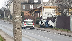 BMW avarija Kaune