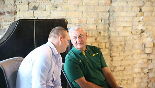 Mindaugas &Scaron;pokas ir Jonas Kazlauskas