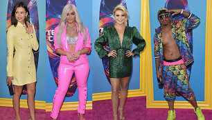 Nina Dobrev, Bebe Rexha, Olivia Holt ir Nickas Cannonas