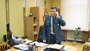 &Scaron;iaulių apskrities vyriausiojo policijos komisariato (AVPK) vir&scaron;ininko pavaduotojas R.&Scaron;iumberevičius 