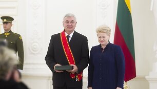 Jonas Kazlauskas ir Dalia Grybauskaitė