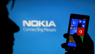 „Nokia“ išmanusis telefonas su „Windows Phone“ operacine sistema