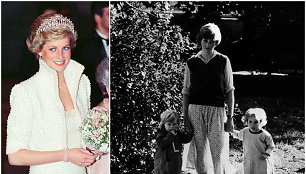 Diana Spencer prieš tapdama princese dirbo vaikų darželio auklėtoja (nuotraukoje dešinėje – su auklėtiniais 1980 m.)