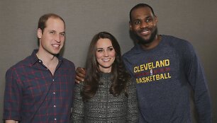 Princas Williamas, Kembridžo hercogienė Catherine ir LeBronas Jamesas