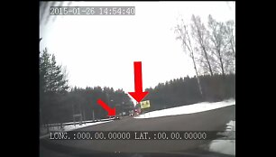 Užfiksuotas pažeidimas