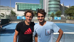 Lucas Pouille ir Rogeris Federeris