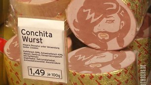 Internautų sukurtos Conchitos Wurst vardo dešros