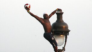 Kamuolio žonglierius Iya Traore
