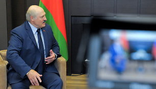 Vladimiro Putino ir Aliaksandro Lukašenkos susitikimas Sočyje