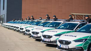 Klaipėdos apskrities Vyriausiasis policijos komisariatas praturtėjo 15 automobilių