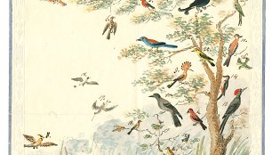 Konstantinas Tyzenhauzas (Žaludkas 1786–1853 Pastovys). Paukščių medis. Nacionalinis M.K.Čiurlionio dailės muziejus