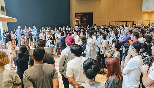 Protestas "Google" biure Singapūre