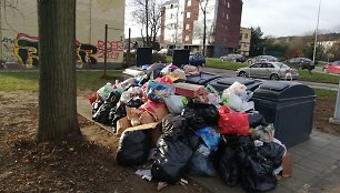 Šiukšlės Vilniaus Žvėryne ir Naujamiestyje